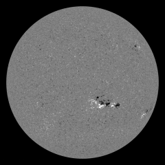 Image of Sun's magnetic field