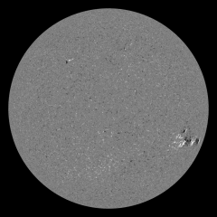 Image of Sun's magnetic field