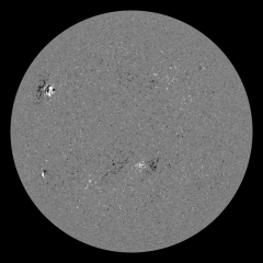 Image of Sun's magnetic field