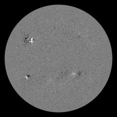 Image of Sun's magnetic field