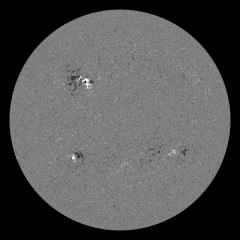 Image of Sun's magnetic field