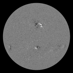 Image of Sun's magnetic field