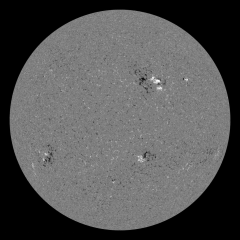 Image of Sun's magnetic field