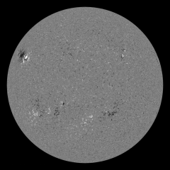 Image of Sun's magnetic field