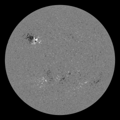 Image of Sun's magnetic field