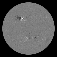 Image of Sun's magnetic field