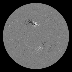 Image of Sun's magnetic field