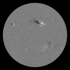 Image of Sun's magnetic field