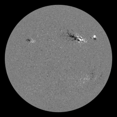 Image of Sun's magnetic field