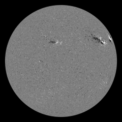 Image of Sun's magnetic field