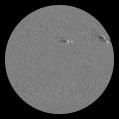 Image of Sun's magnetic field