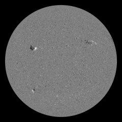 Image of Sun's magnetic field