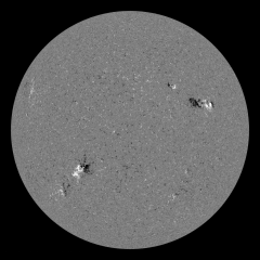 Image of Sun's magnetic field