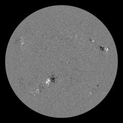 Image of Sun's magnetic field