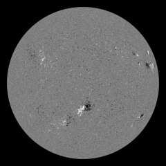 Image of Sun's magnetic field