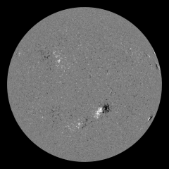 Image of Sun's magnetic field