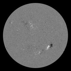 Image of Sun's magnetic field