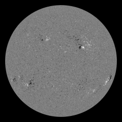 Image of Sun's magnetic field