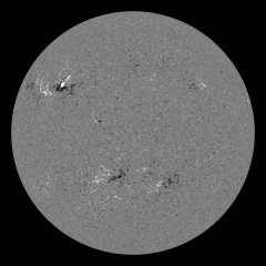 Image of Sun's magnetic field