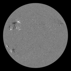 Image of Sun's magnetic field