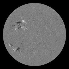 Image of Sun's magnetic field