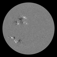 Image of Sun's magnetic field