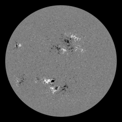 Image of Sun's magnetic field