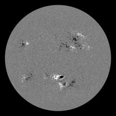 Image of Sun's magnetic field