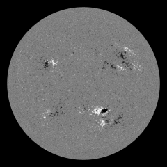 Image of Sun's magnetic field