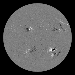 Image of Sun's magnetic field