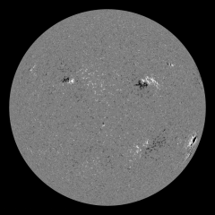 Image of Sun's magnetic field