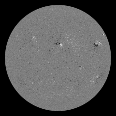 Image of Sun's magnetic field