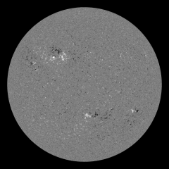 Image of Sun's magnetic field