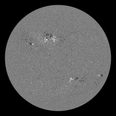 Image of Sun's magnetic field