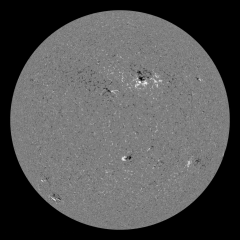 Image of Sun's magnetic field