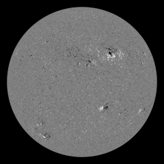 Image of Sun's magnetic field