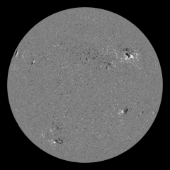 Image of Sun's magnetic field