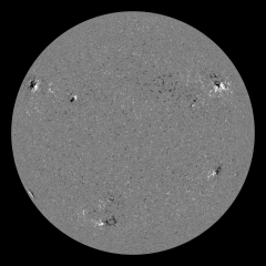 Image of Sun's magnetic field