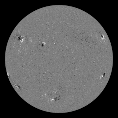 Image of Sun's magnetic field