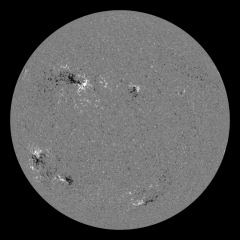 Image of Sun's magnetic field