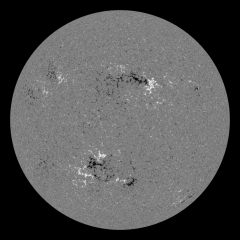 Image of Sun's magnetic field