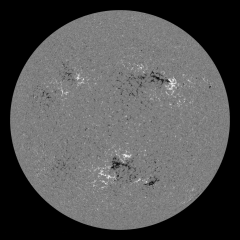 Image of Sun's magnetic field