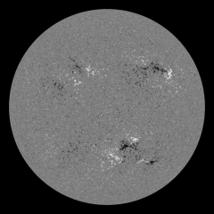 Image of Sun's magnetic field