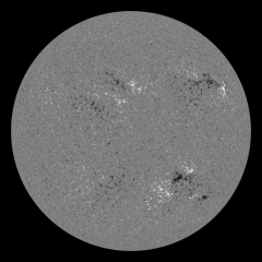 Image of Sun's magnetic field