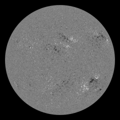 Image of Sun's magnetic field