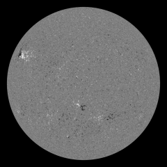 Image of Sun's magnetic field