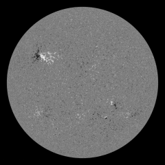 Image of Sun's magnetic field