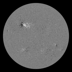 Image of Sun's magnetic field