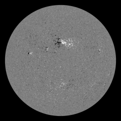 Image of Sun's magnetic field