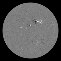 Image of Sun's magnetic field